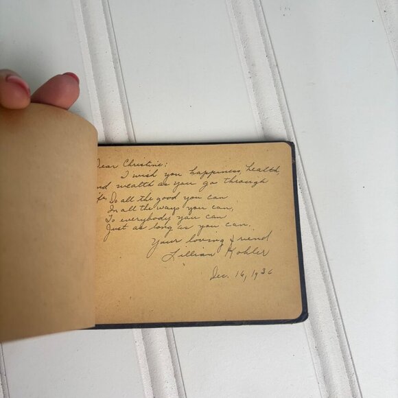 Vintage Signature Book Ephemera 1930s school autographs High School Graduation - Picture 6 of 8